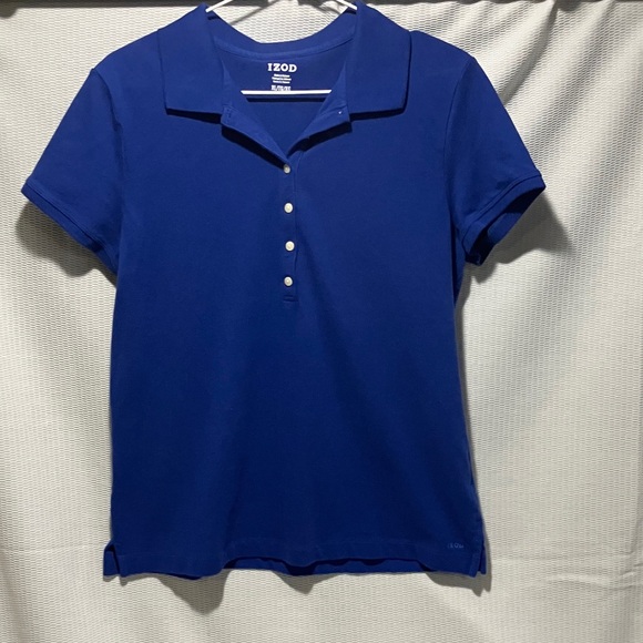 Izod Tops - Izod Women's Royal Blue Button Down Shirt
